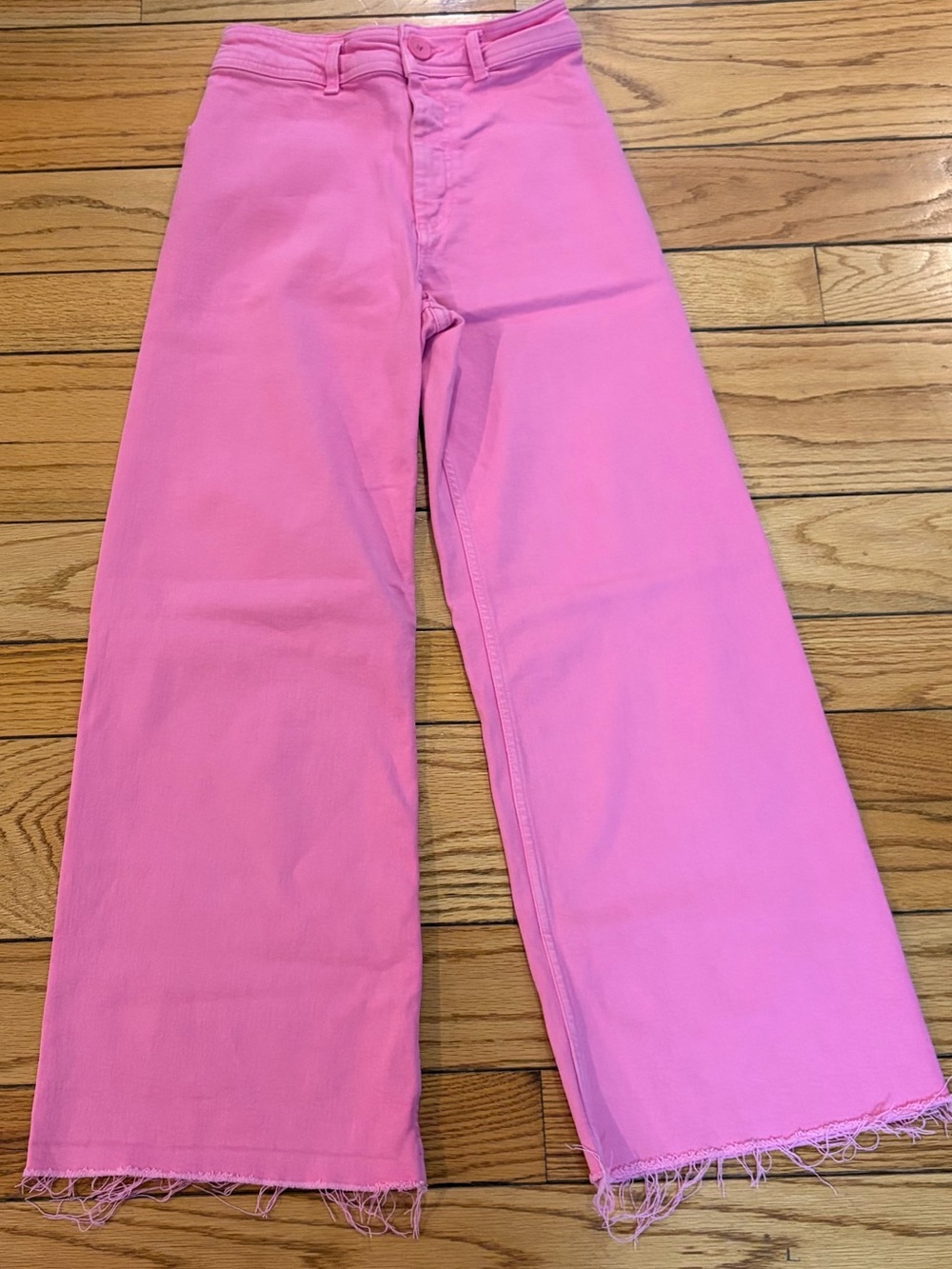 Zara Sz4 Pink Wide-Leg Women’s Jeans